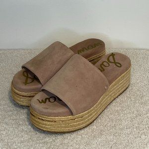 Sam Edelman | Weslee Suede Espadrille Slide Sandals